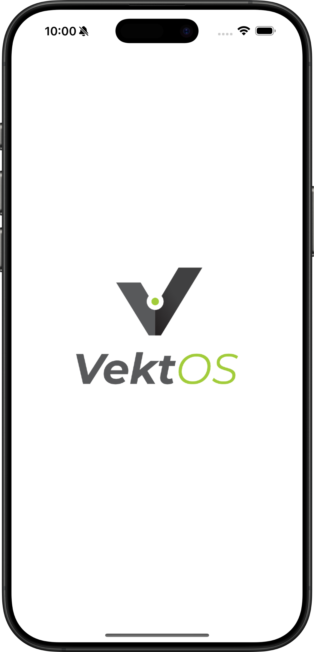 VektOS — tela de abertura